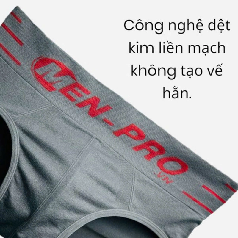 quần sịp nam vải cotton thun dệt kim dày mịn mát co dãn tốt 362405