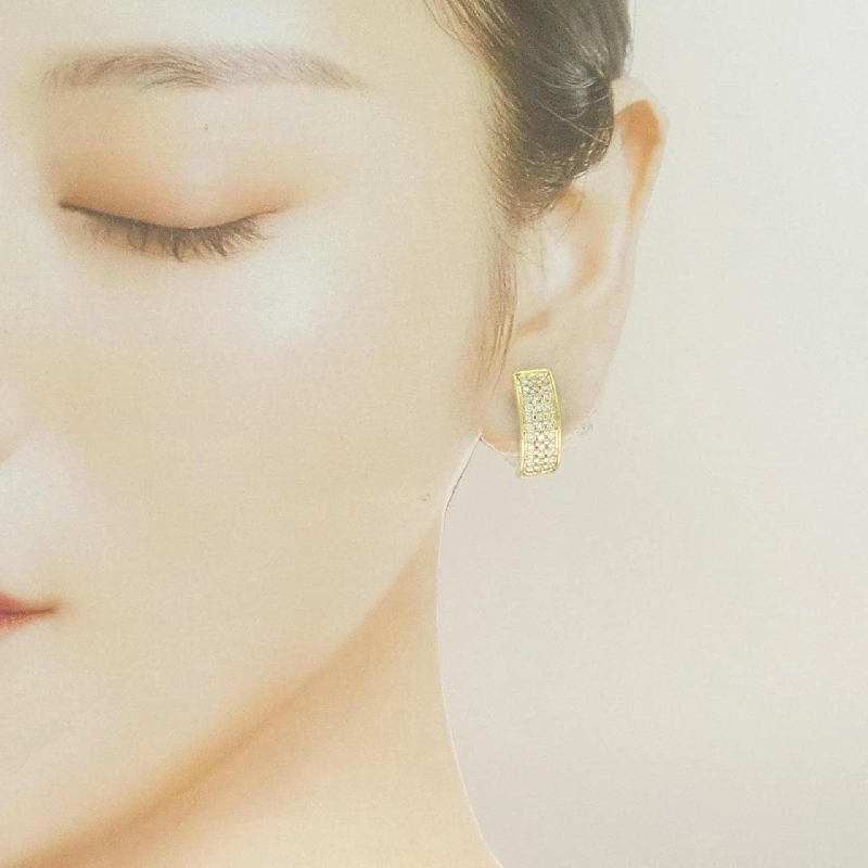 K18YG Bông tai/Khuyên tai Kim cương 1.00CT - Hàng hiệu Chính hãng 864470