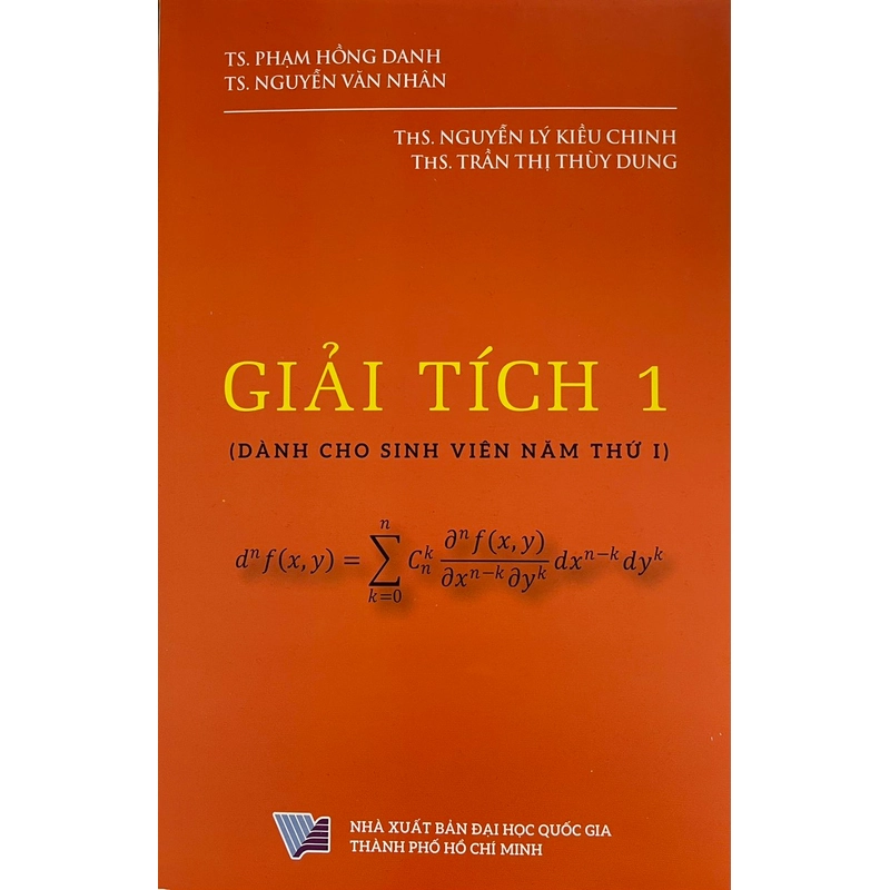 Giải tích 1 (Dành cho sinh viên năm thứ 1) 540323