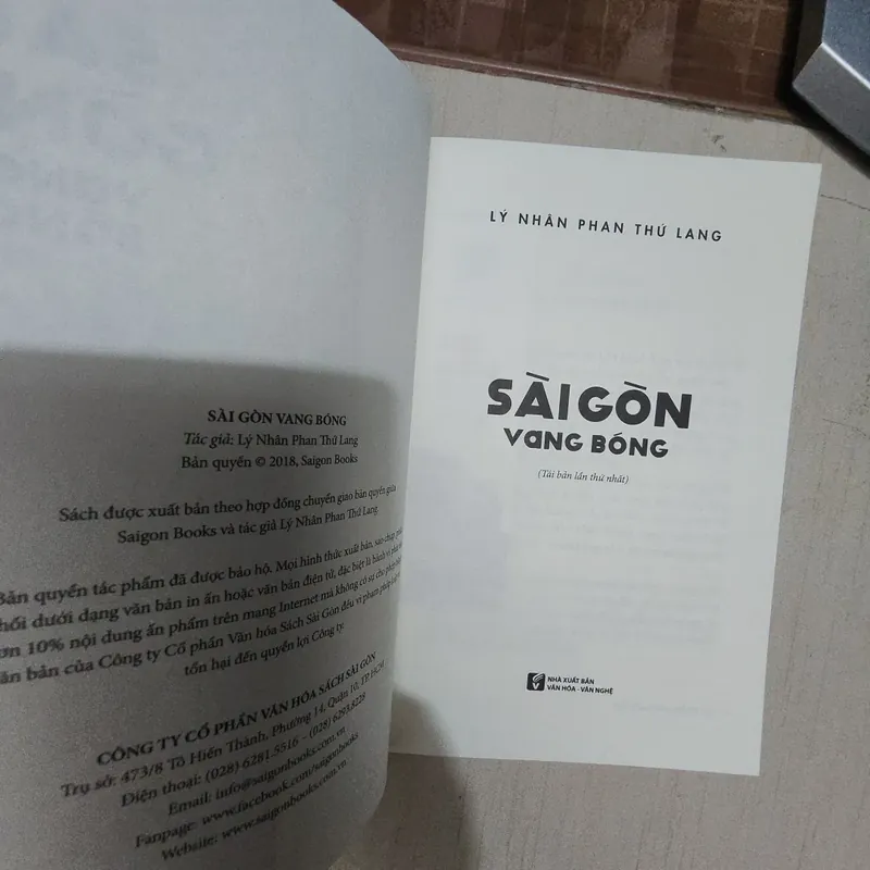 Sách Sài Gòn vang bóng mới 90% 715275