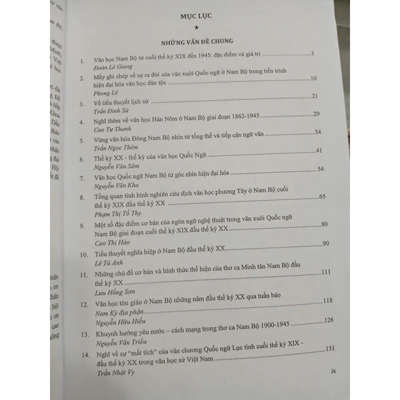 NHỮNG VẤN ĐỀ VĂN HỌC VÀ NGÔN NGỮ NAM BỘ 711741