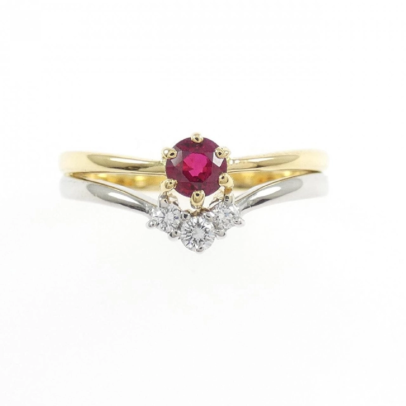 Nhẫn Ruby Mikimoto 0.22CT - Hàng hiệu Chính hãng 834754