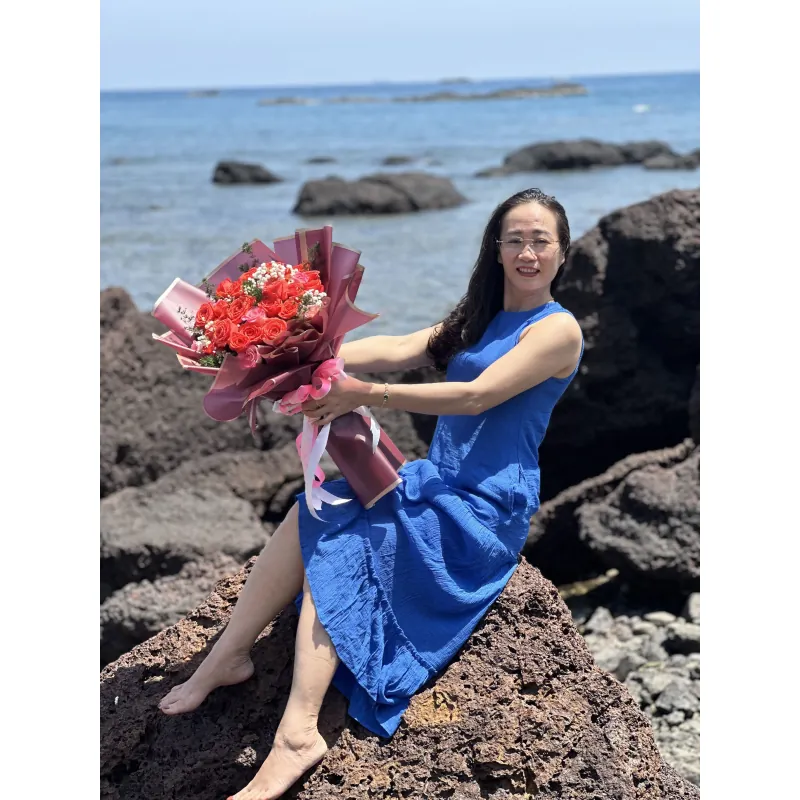 Đầm xanh đi biển 925351