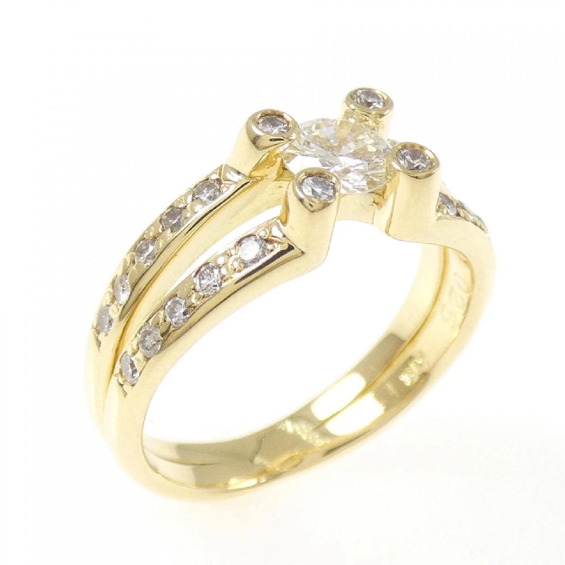 Nhẫn kim cương K18YG 0.309CT - Hàng hiệu Authentic 854028