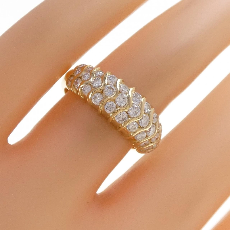 Nhẫn kim cương K18YG 0.98CT 670565