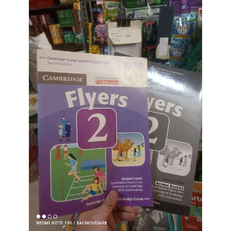Flyers 2 Student's book + answer Viết chì mới 80% Sách tự học tiếng Anh HCM2702 930303