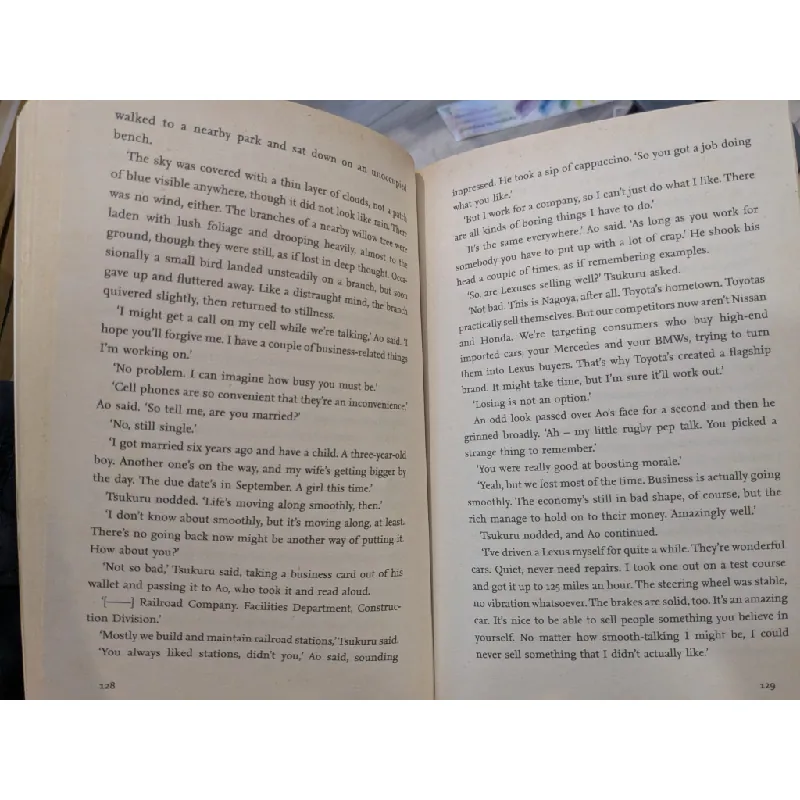 Colorless Tsukuru Tazaki and his years of Pilgrimage - Murakami 703553