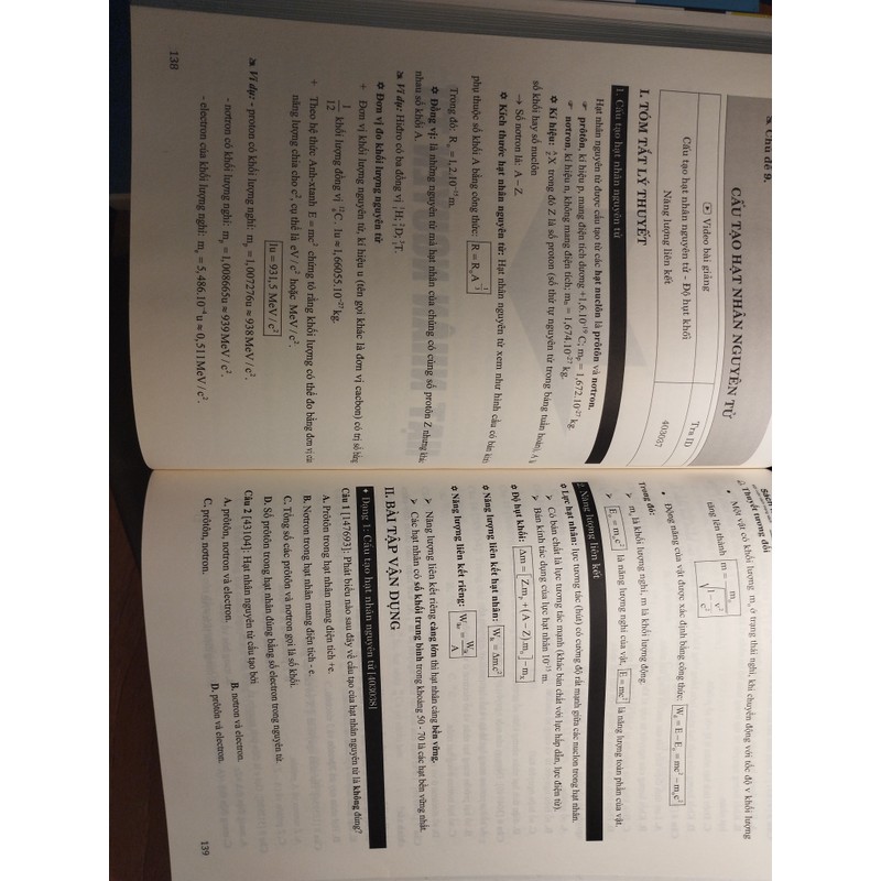 Tự học VẬT LÍ. Tập 3- Sóng ánh sáng lượng tử ánh sáng hạt nhân nguyên tử. Mới nguyên 181130