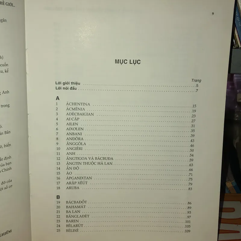 Các nước và 1 số lãnh thổ trên thế giới trước ngưỡng cửa thế kỷ 21 733601
