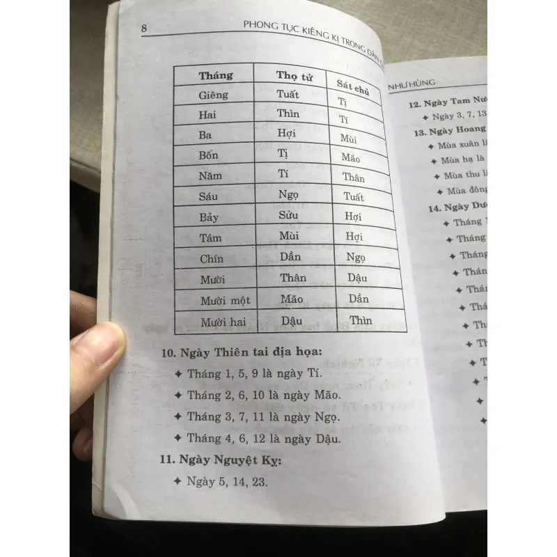 Phong tục kiêng kỵ trong dân gian-Như Hùng  971180