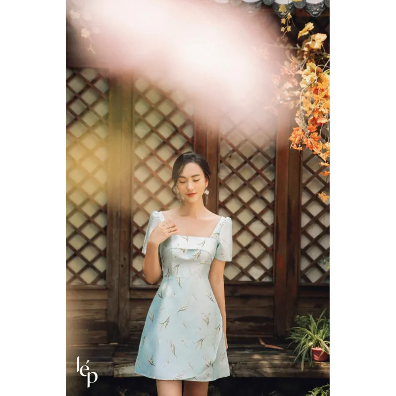 Váy hoa xanh của Lép 714639