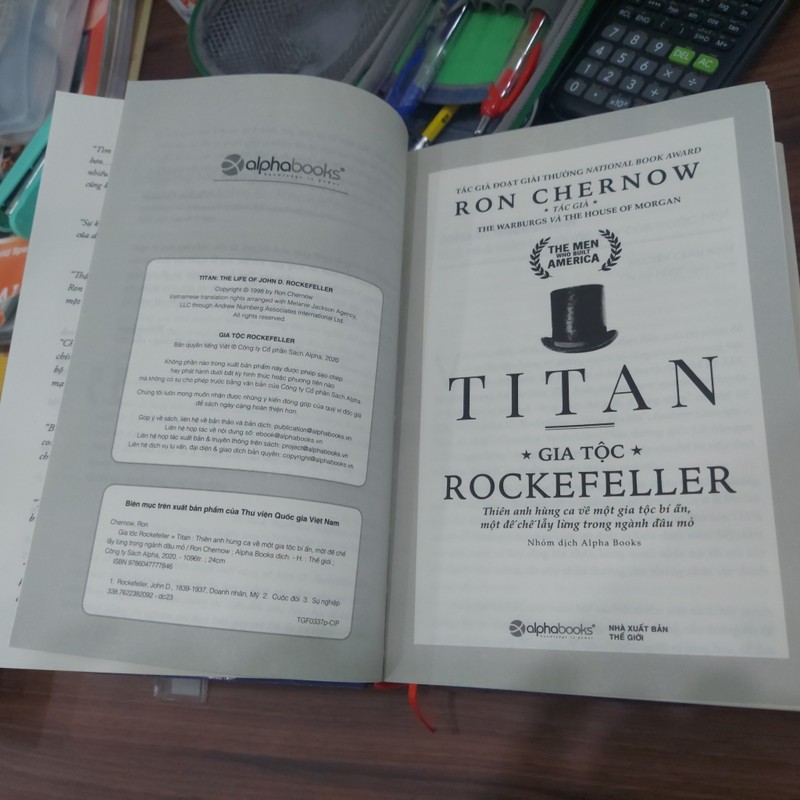Sách kinh tế-Titan - Gia Tộc Rockefeller- Còn mới 192328
