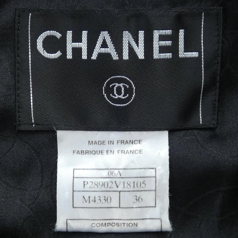 【Khuyến mãi】Áo khoác không cổ CHANEL 639549