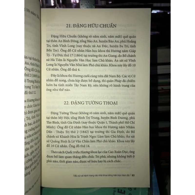 Tiểu sử và hành trang các nhà khoa bảng Hán học Nam Bộ - Nguyễn Đình Tư 746314