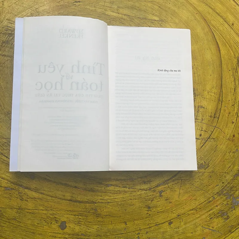 TÌNH YÊU VÀ TOÁN HỌC TRÁI TIM CỦA THỰC TẠI ẨN DẤU- FRENKEL 704047