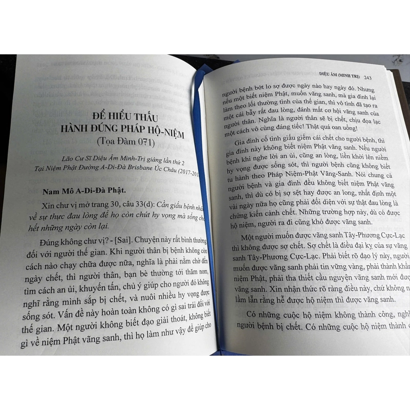 Để Hiểu Thấu Hành Đúng Pháp Hộ Niệm Giảng Ký Tập 2 460577