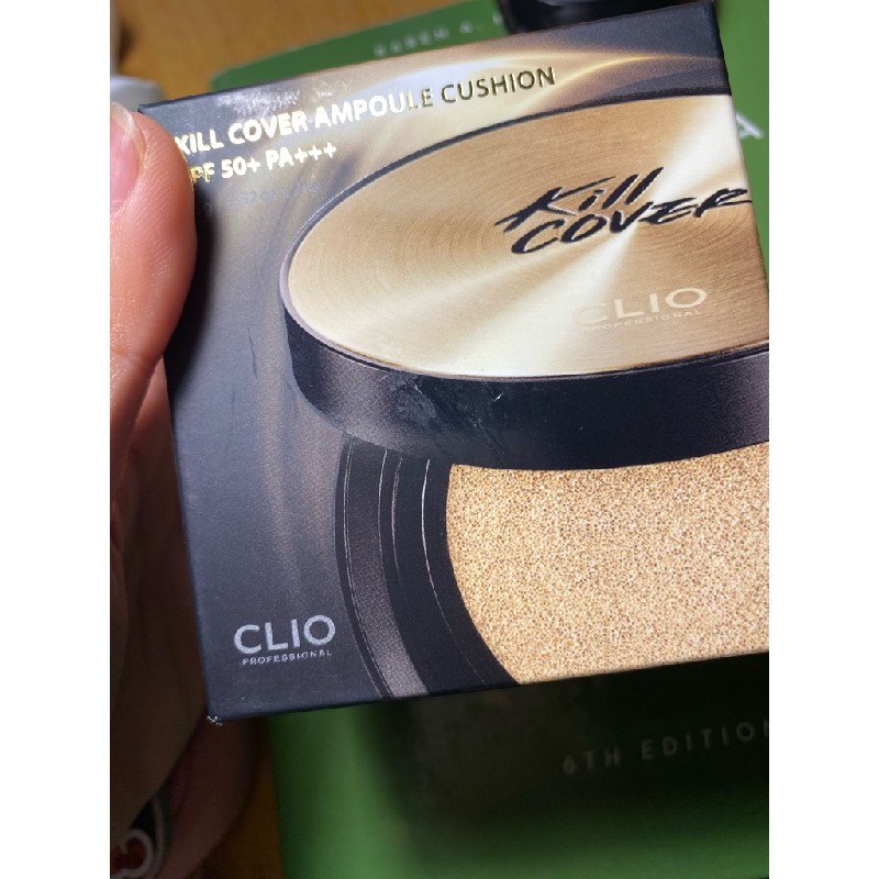 Phấn phủ Clio Kill Cover Ampoule Cushion màu 02 Lingerie 25314