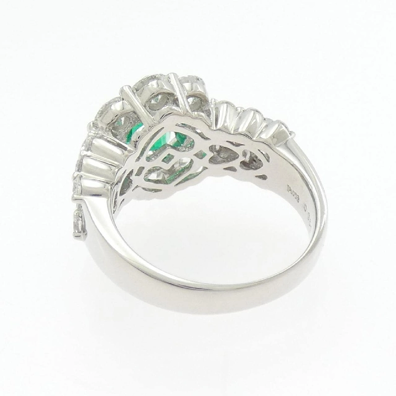 Nhẫn Emerald PT900 0.969CT Xuất xứ Colombia - Hàng hiệu Chính hãng 853900