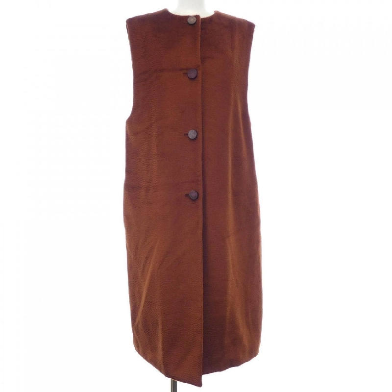 HERMES Elmes Crew de Sel Towel Plum 3H0124DH Áo vest dài - Hàng hiệu Chính hãng 823257