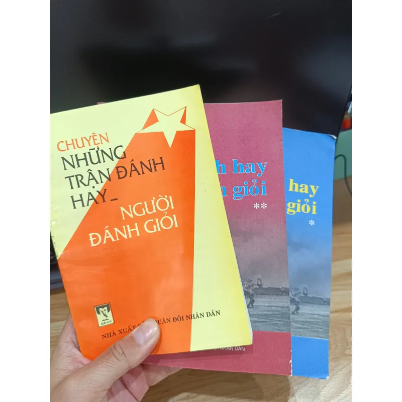Bộ 3 cuốn sách về trận đánh hay người đánh giỏi 928563