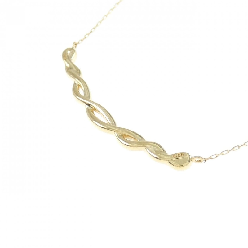 K18YG Dây chuyền kim cương 0.06CT - Hàng hiệu Authentic 863903