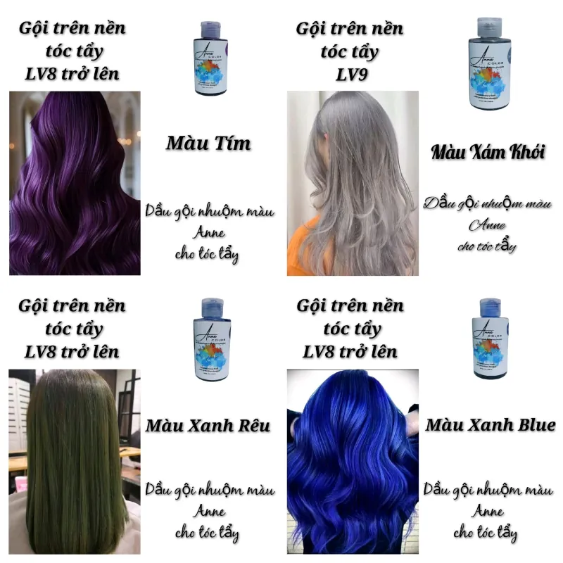Dầu Gội Bù Màu Anne Dành Cho Tóc Tẩy 250ml 100ml 761446