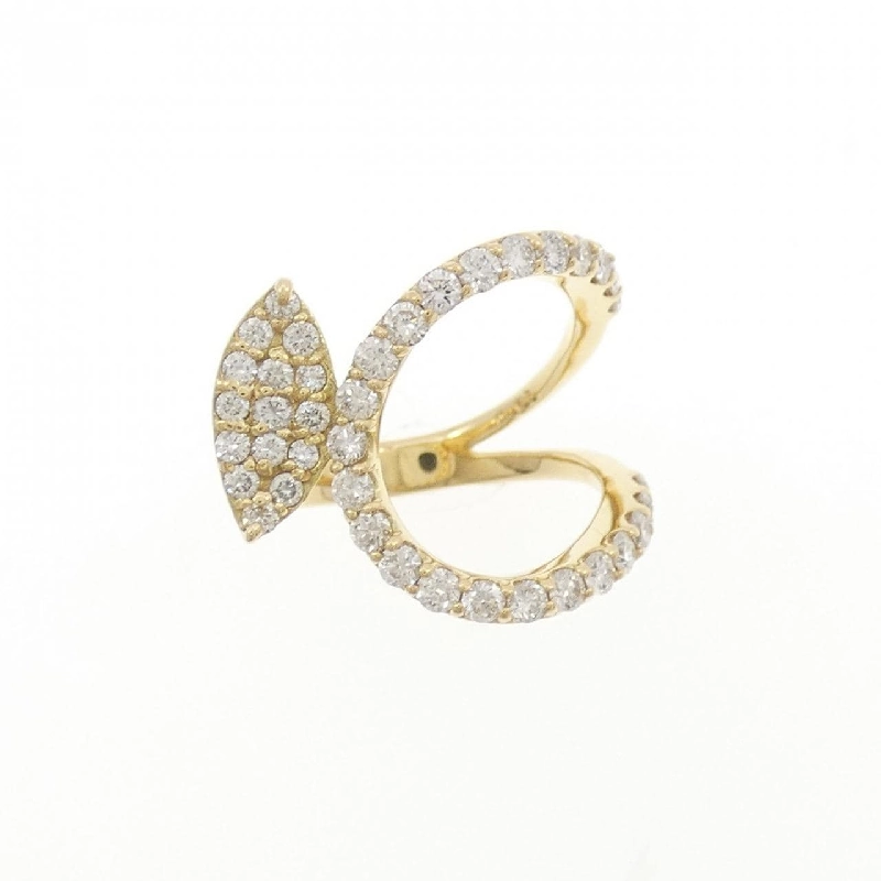 Nhẫn nhọn K18YG kim cương 0.68CT - Hàng hiệu Chính hãng 849840