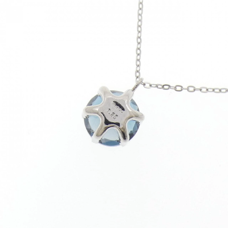 Dây chuyền Blue Topaz PT900/PT850 1.25CT - Hàng hiệu Chính hãng 858078