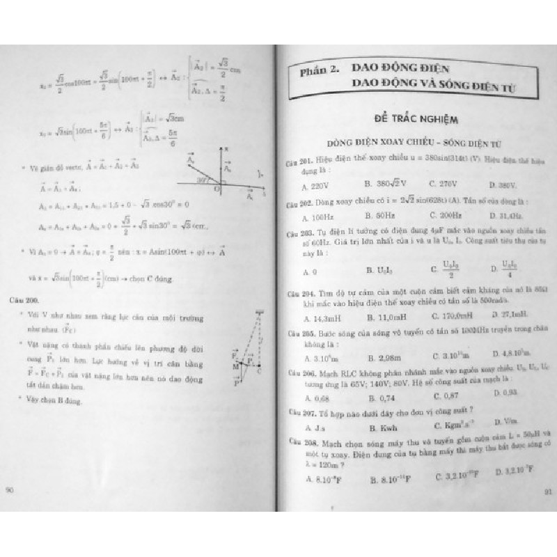 Trắc Nghiệm Khách Quan Bài Tập Và Lí Thuyết Vật Lí 12 Xưa 7869