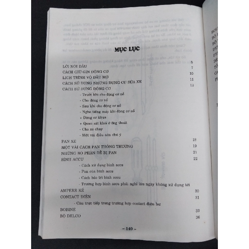 Cẩm nang sử dụng ô tô mới 70% bẩn bìa, ố nhẹ 2001 HCM2410 Đinh Phụng Hoàng GIÁO TRÌNH, CHUYÊN MÔN 917658
