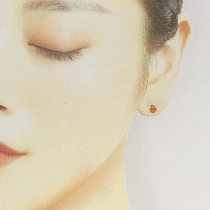 K18YG Bông tai san hô - Hàng hiệu Chính hãng 868503