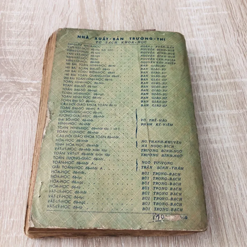 TOÁN ĐẠI SỐ ĐỆ NHỊ B 974835