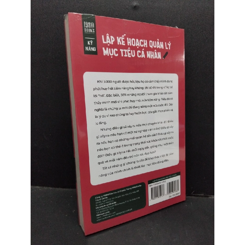 Lập kế hoạch quản lý mục tiêu cá nhân Jon Acuff mới 100% HCM.ASB2310 341590