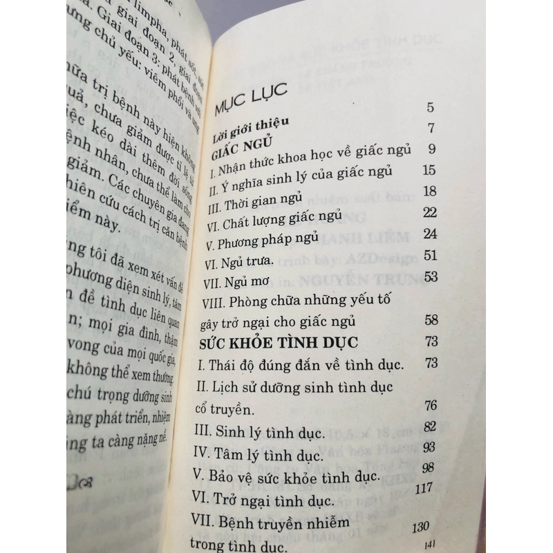 GIẤC NGỦ SỨC KHOẺ TÌNH DỤC - 141 trang, nxb: 2000 361650