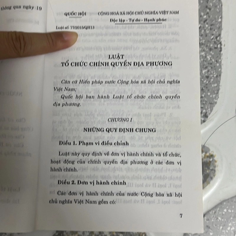 Luật tổ chức chính quyền địa phương 2015 - Quốc Hội 543060