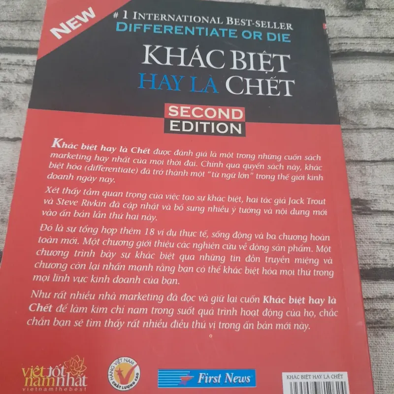 Khác biệt hay là chết Differentiate or Die. JACK TROUT. 2nd 688828