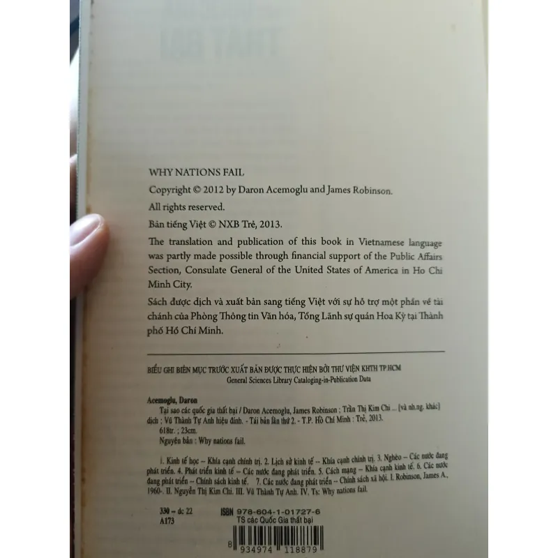 Tại sao các Quốc Gia thất bại - Daron Acemoglu & James A. Robinson 932095