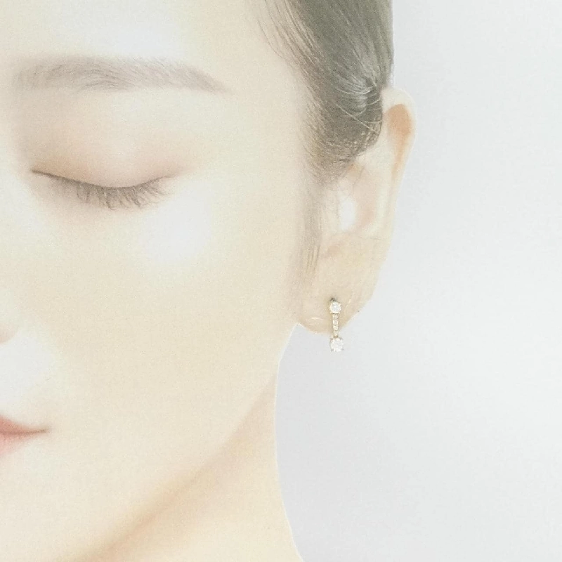 K18YG Bông tai kim cương 0.76CT - Hàng hiệu Authentic 876499