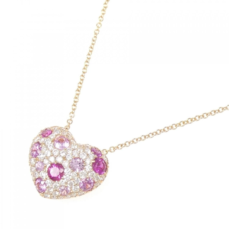 Ponte Vecchio Dây chuyền hình trái tim Sapphire 1.21CT - Hàng hiệu Chính hãng 840799