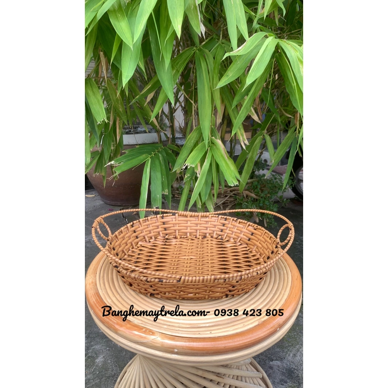 Khay mây nhựa đựng đồ giá rẻ 543626