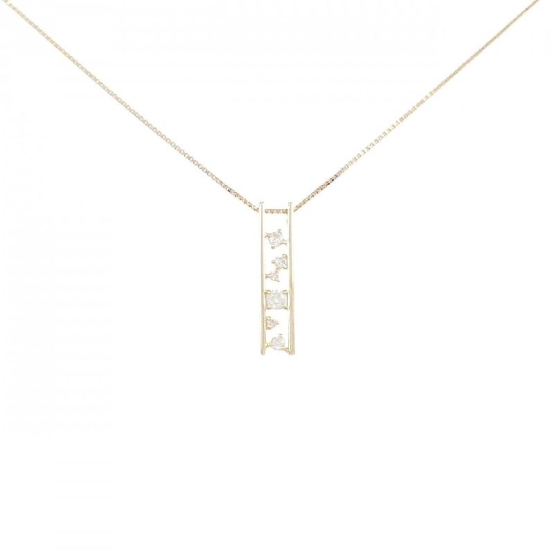 K18YG Dây chuyền kim cương - Hàng hiệu Authentic 859742