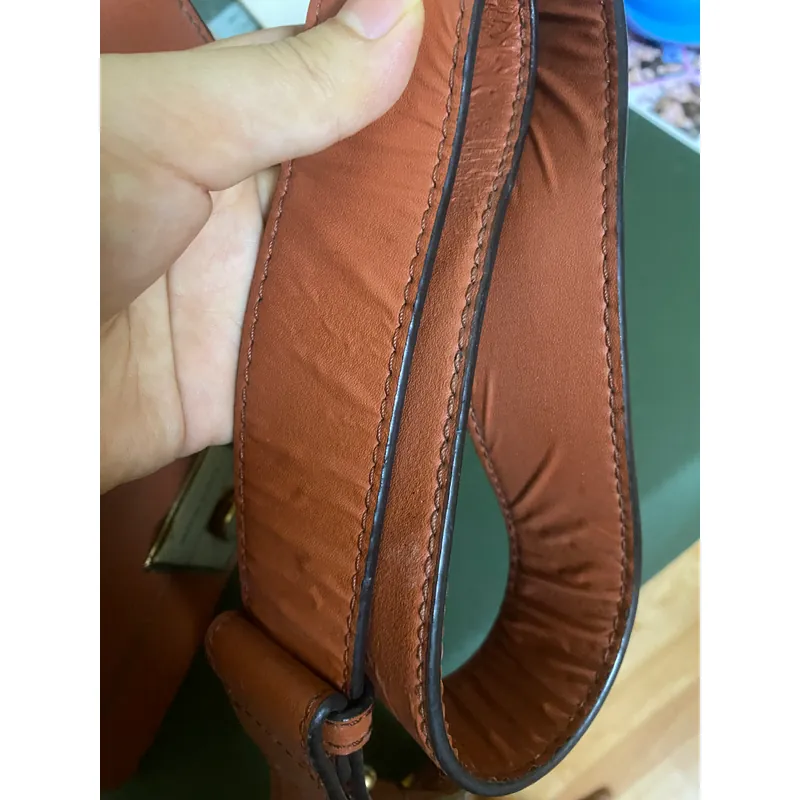 Túi Charles and Keith shoulder bag nâu da bò 393206