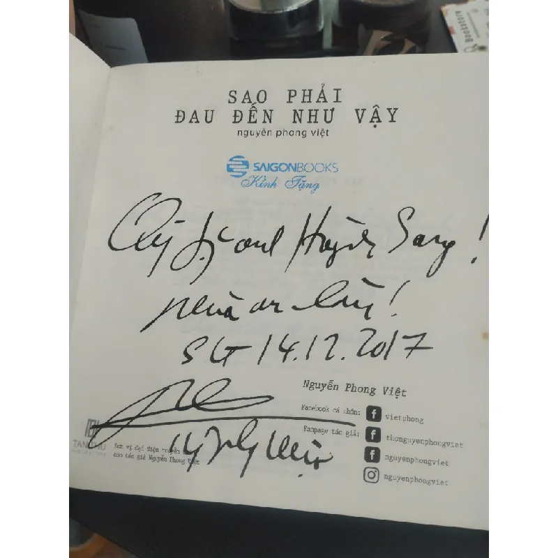 Sao phải đau đến như vậy - Nguyễn Phong Việt 121912