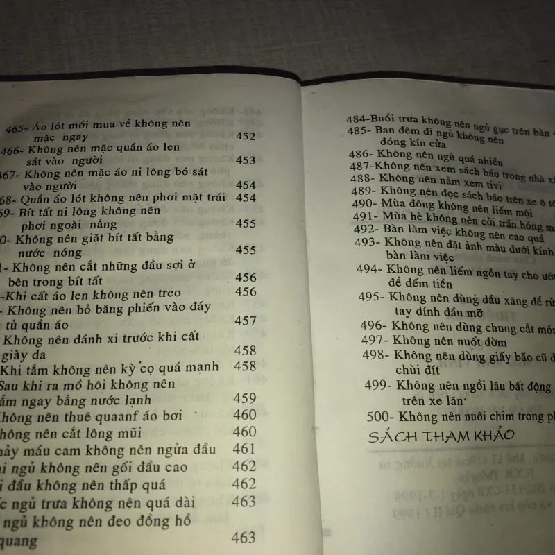 500 điều cấm kỵ trong cuộc sống hiện đại 780249