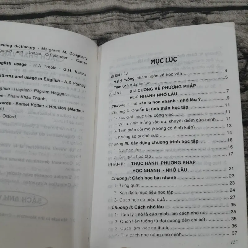 Cẩm nang Học sinh - Sinh viên. Bí quyết học nhanh nhớ lâu. Thầy Trần Nghĩa Trọng. In 1999 762016
