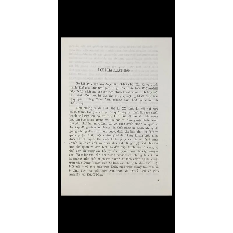 Hồi ký Winston Churchill về chiến tranh thế giới thứ 2 1013115