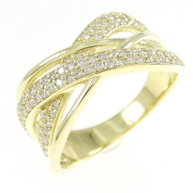 【Sản phẩm mới】Nhẫn kim cương K18YG 0.45CT 672961