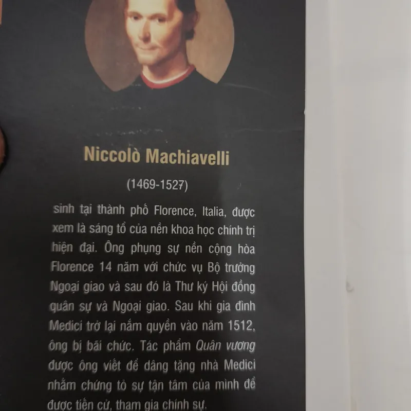 Quân vương. The prince Niccolo Machievilli 574212