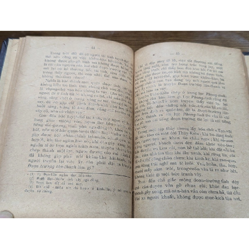 Truyên thuý kiều - Bùi Kỷ - Trần Trọng Kim ( sách đóng bìa mất bìa gốc  bản in trước 1945 ) 528615