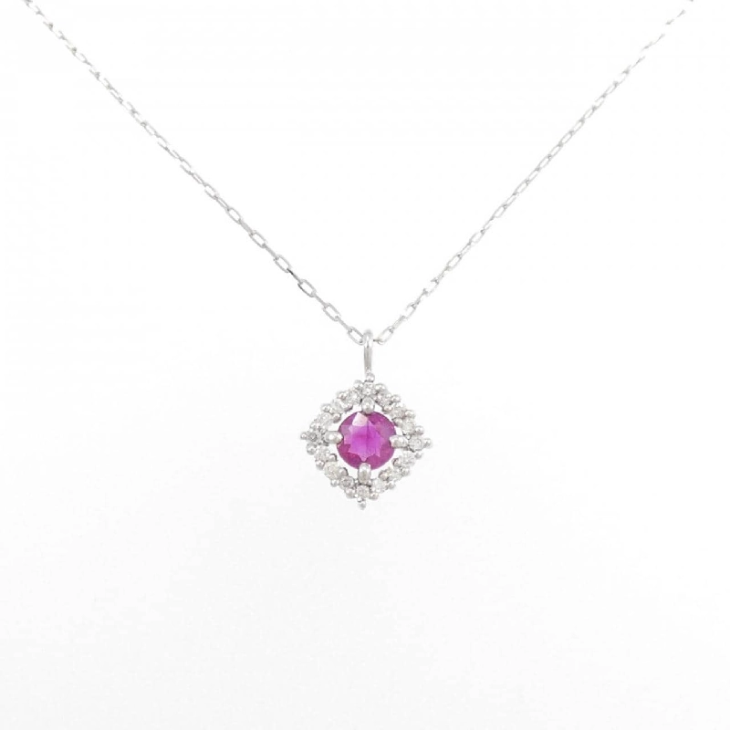 Dây chuyền ruby PT950/PT900 0.17CT - Hàng hiệu Chính hãng 861235